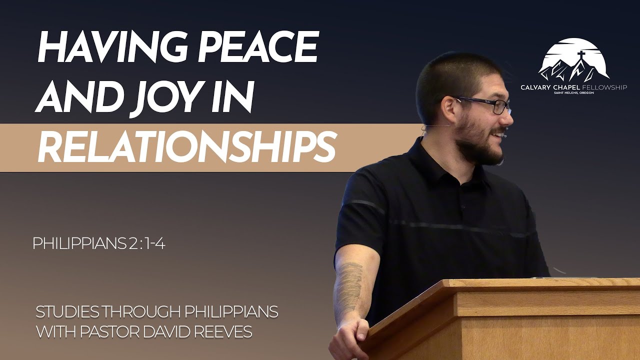 Having Peace and Joy in Relationships