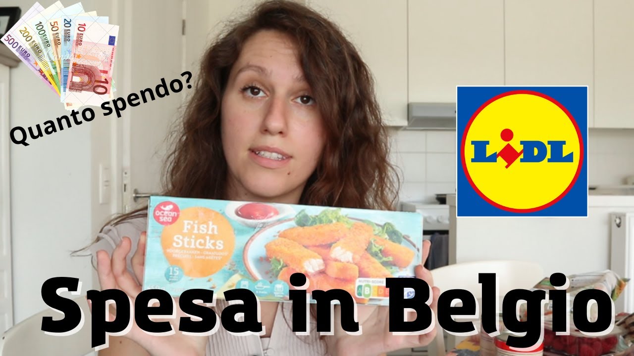 LIDL BELGA | Svuota la spesa | Prezzi della spesa in Belgio