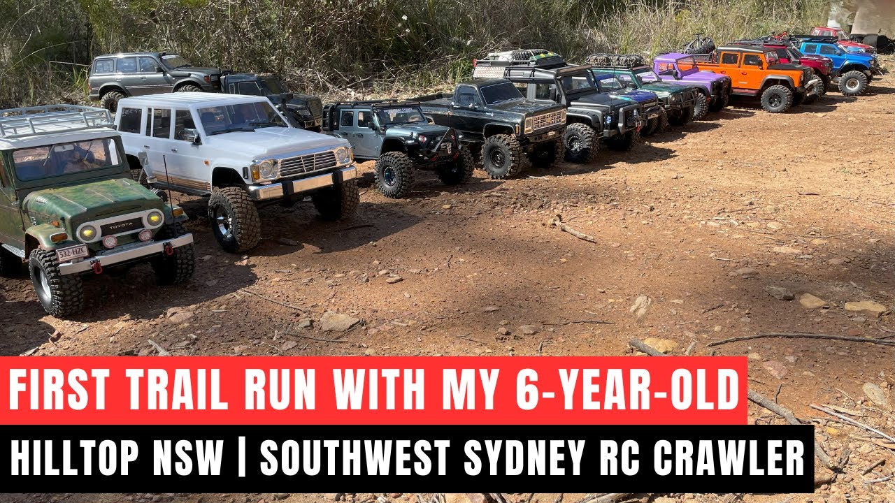 First Trail Run with My 6-Year-Old | Sydney - Hilltop NSW | RC Trail Fun - RC Crawlers