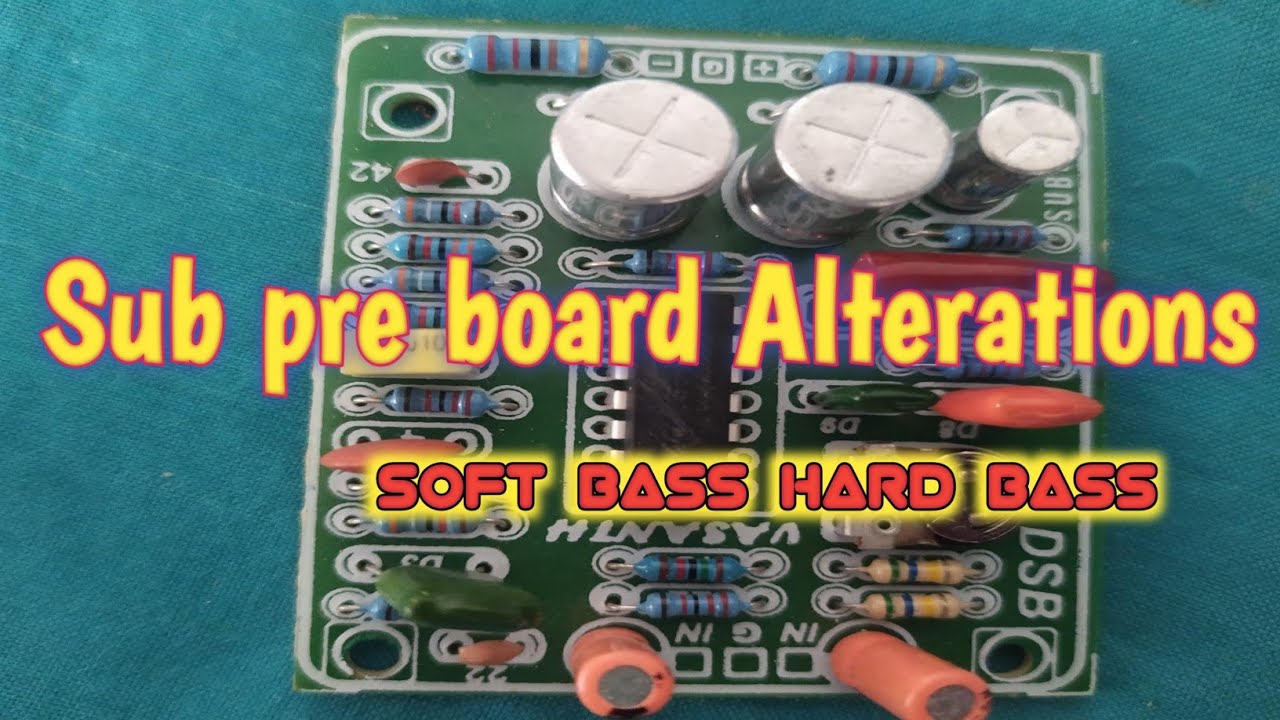 Sub Pre Board Alterations in Tamil // Subwoofer Filter Circuit