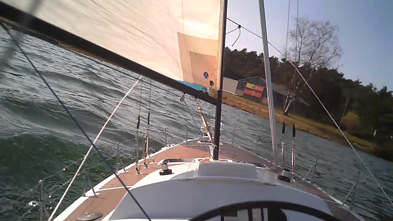 RC sailboat Smaragd with Genoa