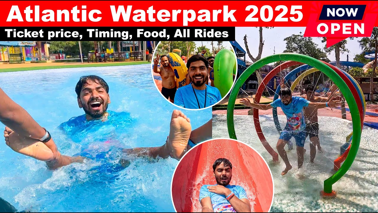 Atlantic water park 2025 | Atlantic water park kalindi kunj delhi | best waterpark in delhi