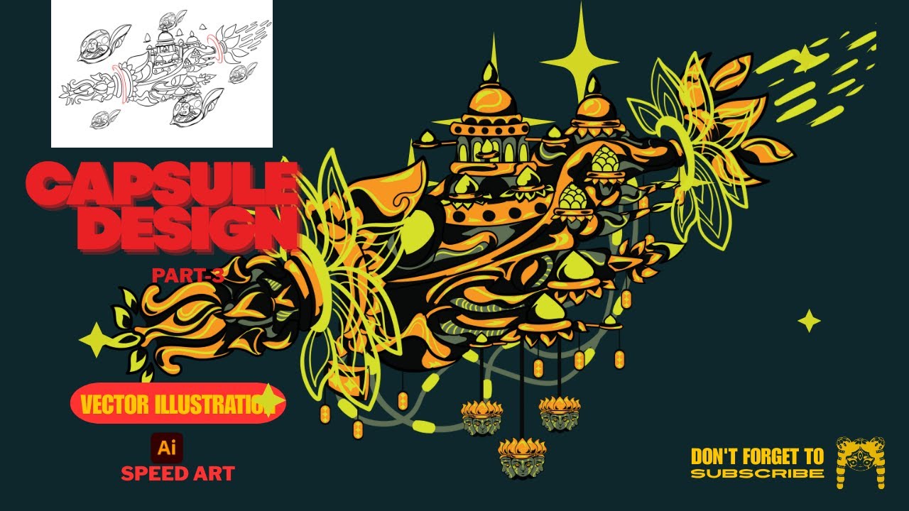 Capsule Collection Part 4 | Trimurati Inspired T-Shirt Design | Vector Speed Art