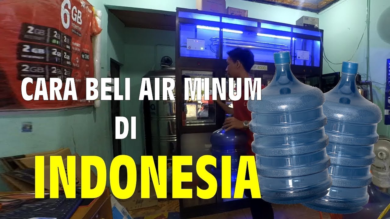 CARA BELI AIR MINUM DI INDONESIA - VLOGGG #06