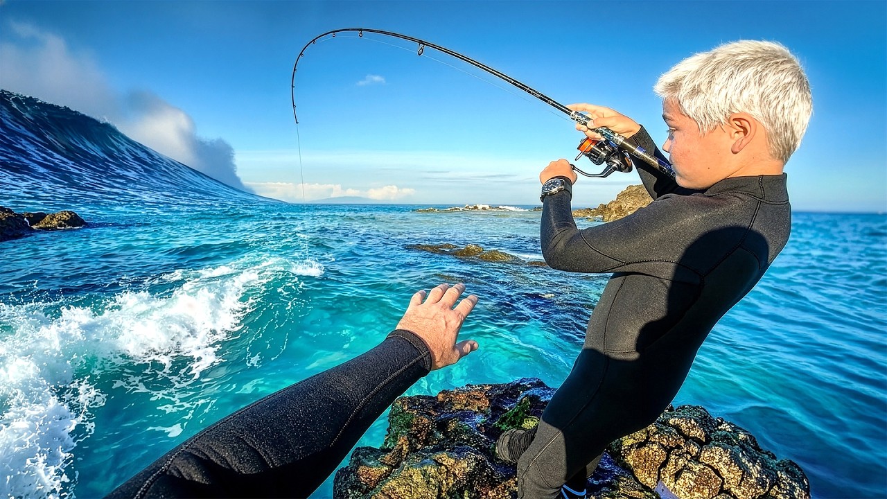 Hemsworth Bros vs MONSTER Fish!