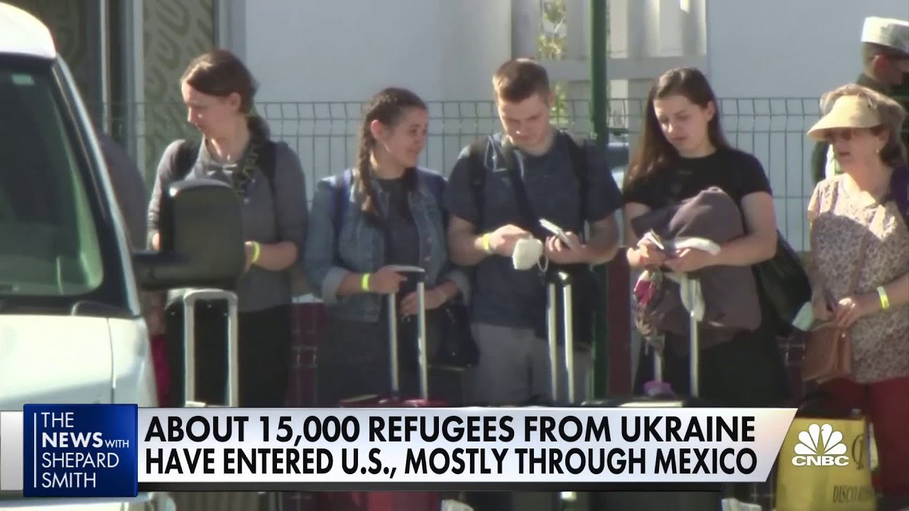 Starting Monday, Ukrainian refugees will not be able to enter U.S. through Mexico