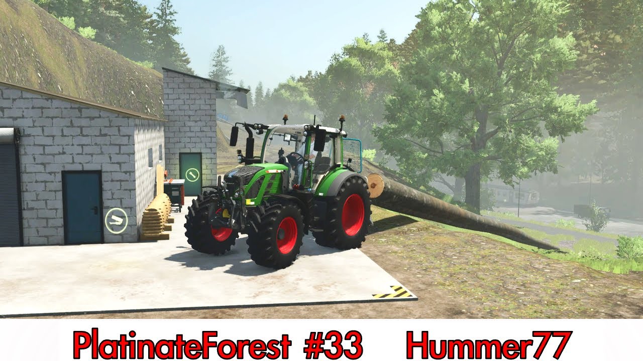 🌲林業🌲"Platinate Forest” #33 伐採と原木輸送 | Farming Simulator 25