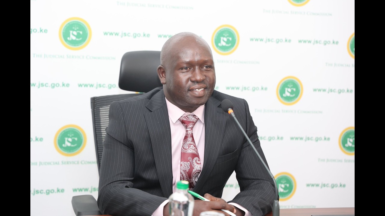 Vincent Kibichii Kiptoon interview for the position of Judge of The High Court