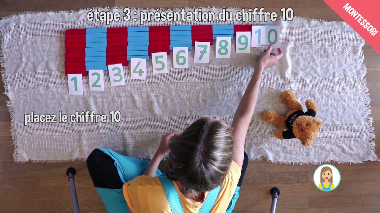 MONTESSORI : J'EXPLIQUE TOUT pour apprendre TRÈS FACILEMENT Mathématiques | Barres rouges et bleues