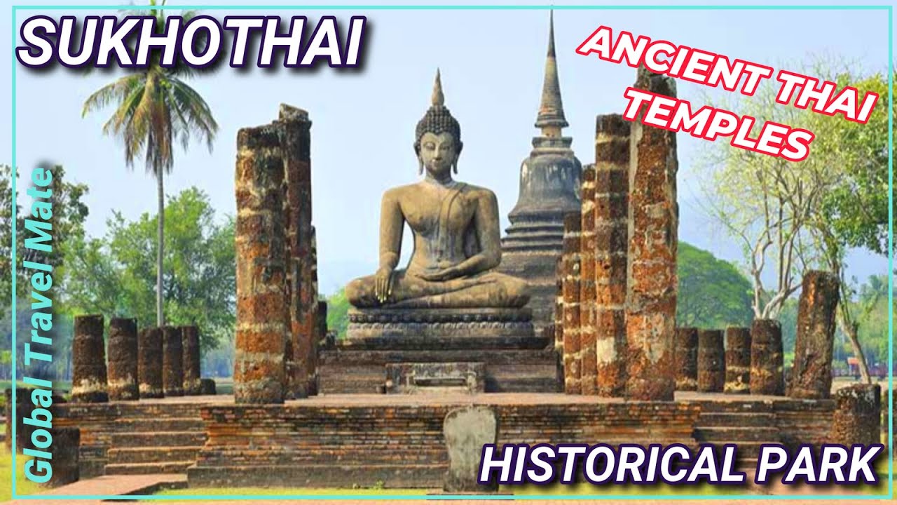 Amazing Sukhothai UNESCO Historical Park Ancient Thai Temples 🇹🇭 Thailand
