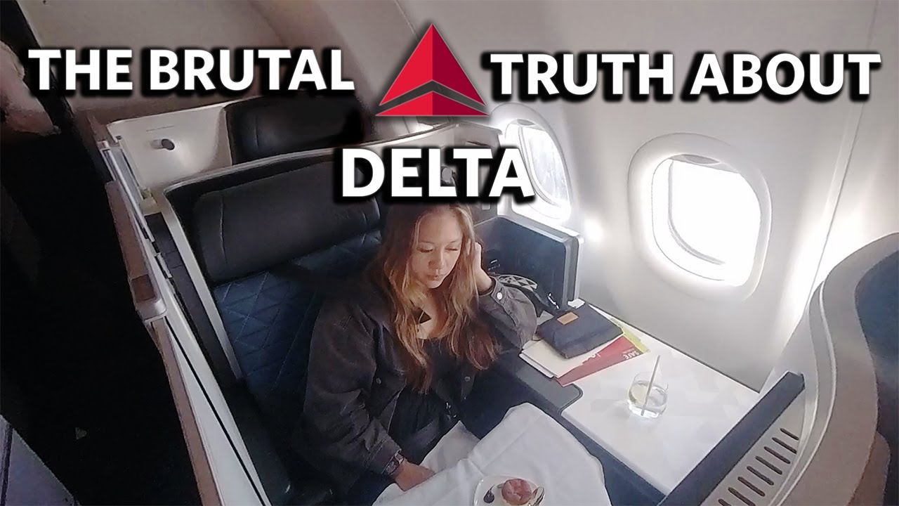 БРУТАЛЬНО честный обзор Delta One и НОВОГО Delta One LOUNGE из JFK  AMS a330-900neo #delta #deltaone
