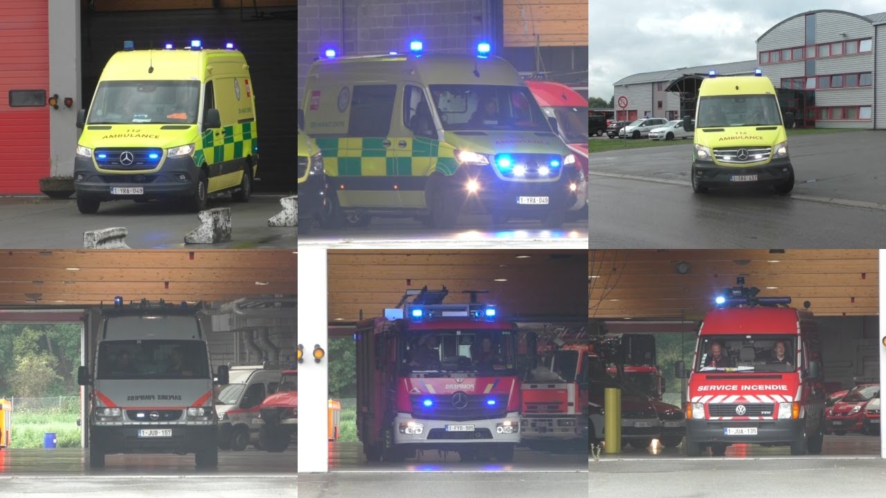 [PRIMEUR] Pompiers de Mons en urgence vers plusieurs interventions!