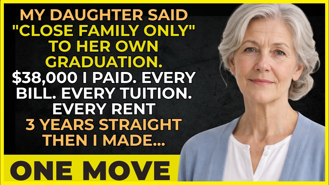My Daughter Said Close Family Only to Her Graduation. I Paid Her Fees for 3 Years. Then I..
