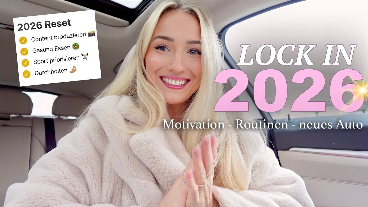 Time to LOCK IN 2026 - Motivation, gesunde Routinen & mein neues Auto!