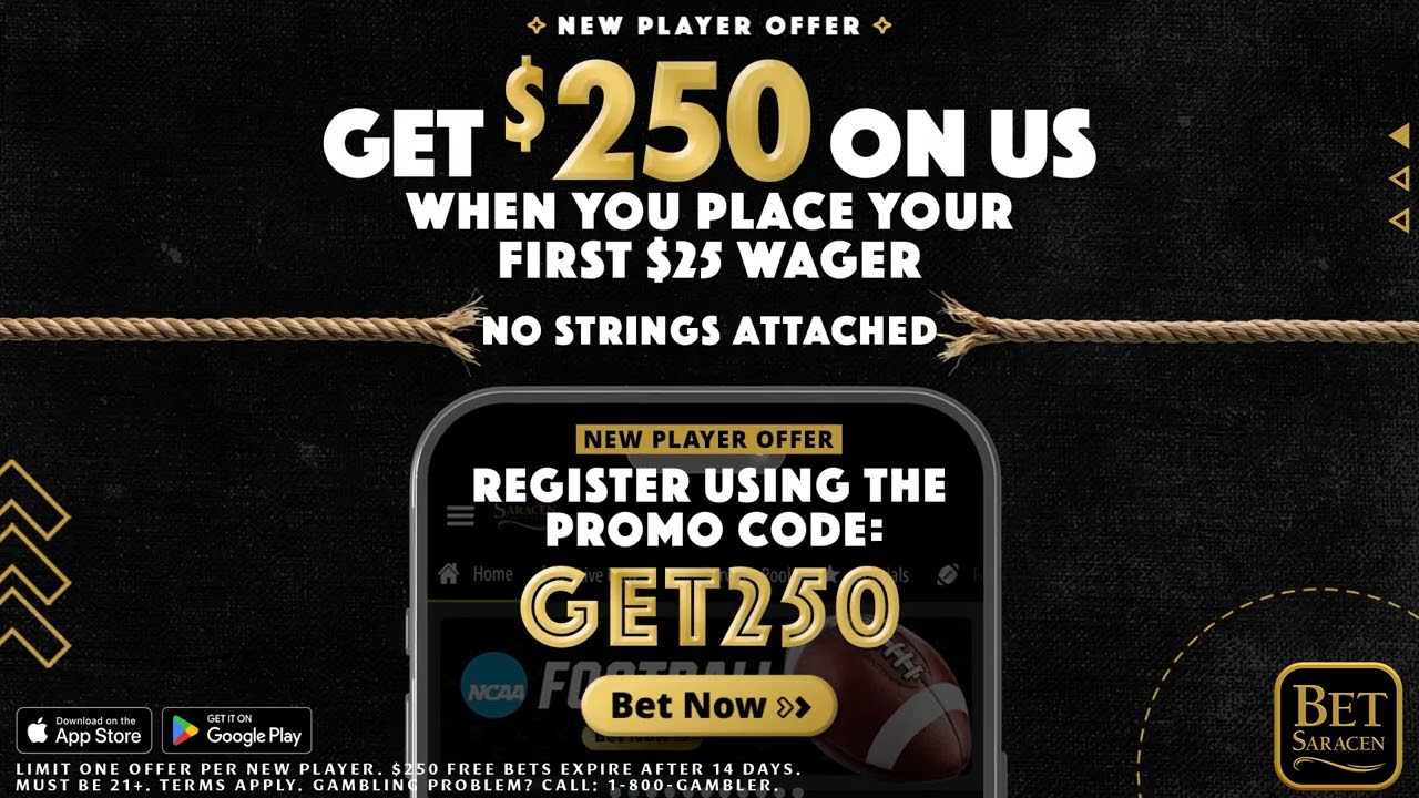 BetSaracen New Player Offer | Bet $25 Get $250