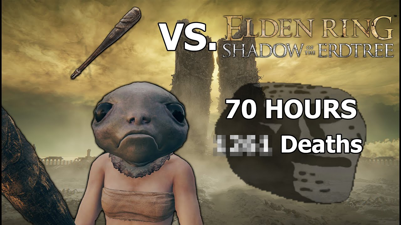 Elden Rings DLC vs. a wooden stick (it was not fun...)