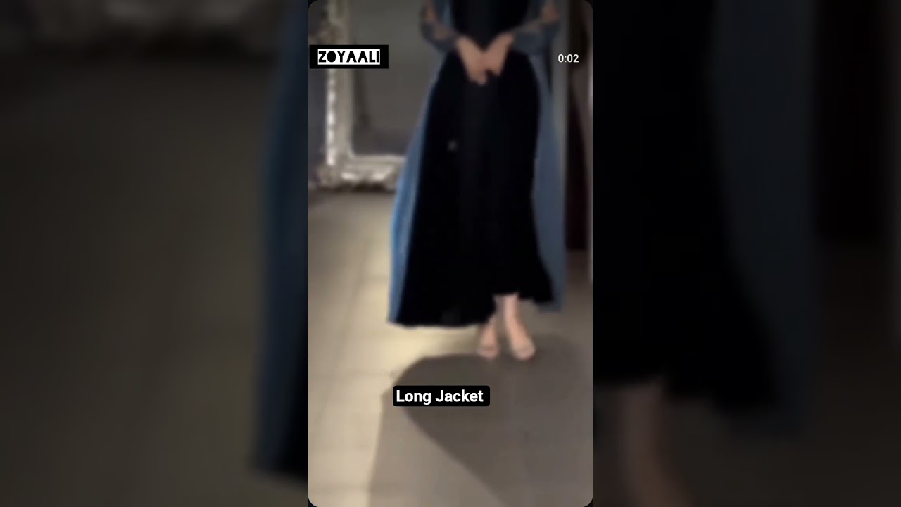 long Jackets dress design 