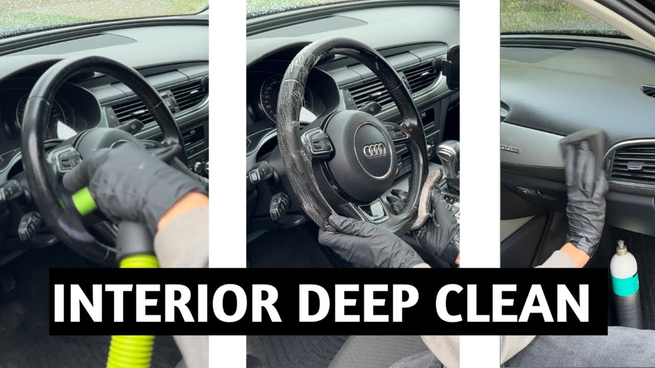 Detailing a Very Dirty Car - Audi A6 Interior