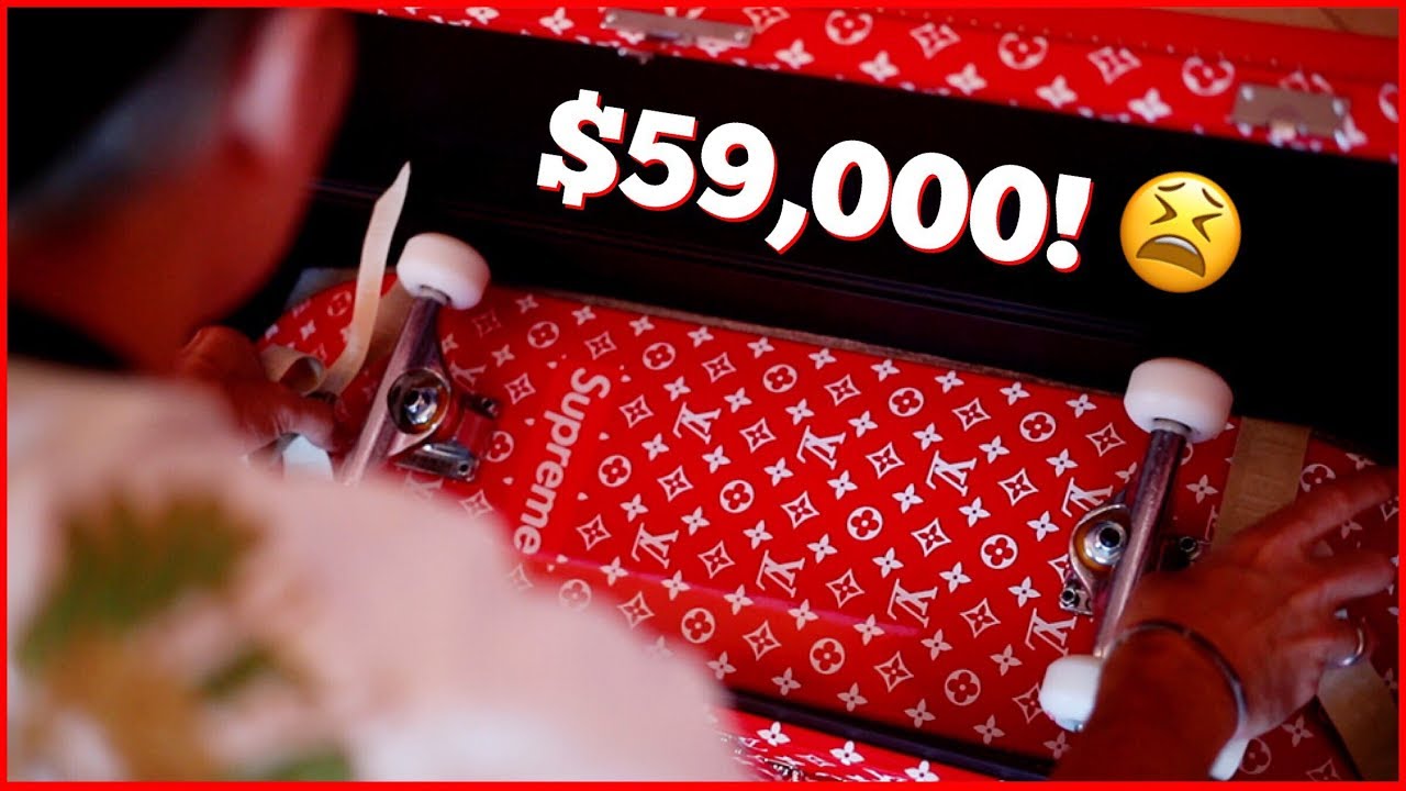 WE BROKE MY $59,000 LOUIS VUITTON SKATEBOARD