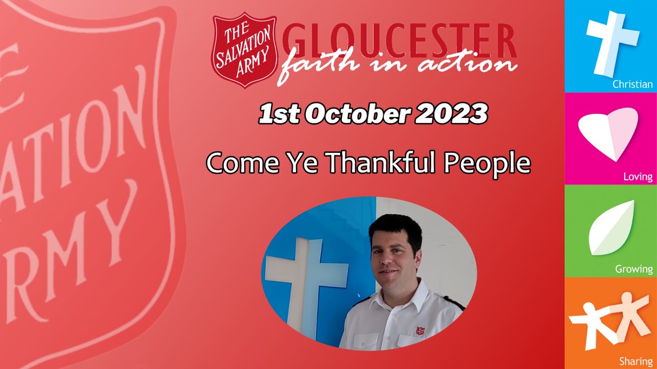 Sunday Worship - 1st October 2023 | Gloucester Salvation Army