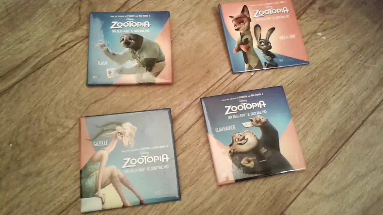 Zootopia Walmart Employee Exclusive Pins