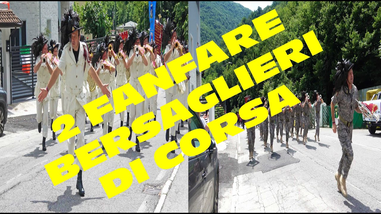 INAUGURAZIONE SEDE BERSAGLIERI VALTROMPIA CON 2 FANFARE