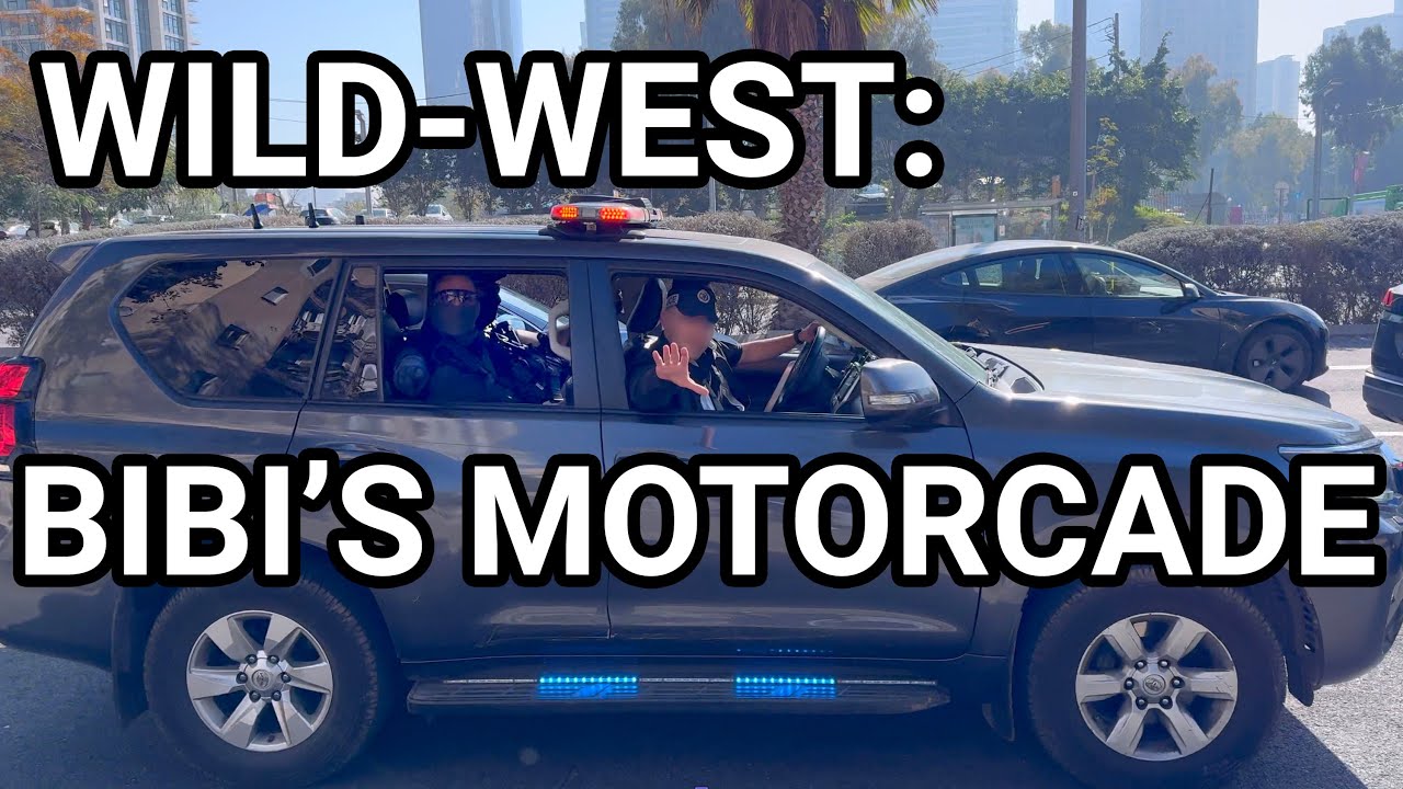 Wild-West: Netanyahu's motorcade