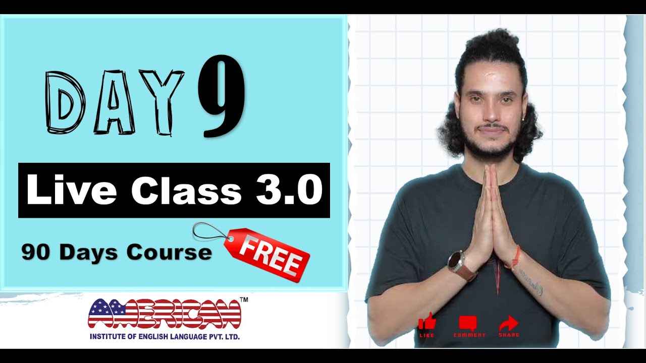 Live Class (3.0) | Day 9 | Tell Me About YOURSELF😳