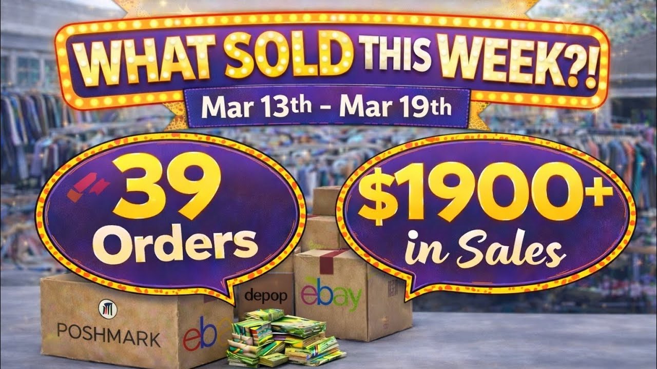What SOLD THIS WEEK?! $1,900+ IN SALES #resellercommunity 
