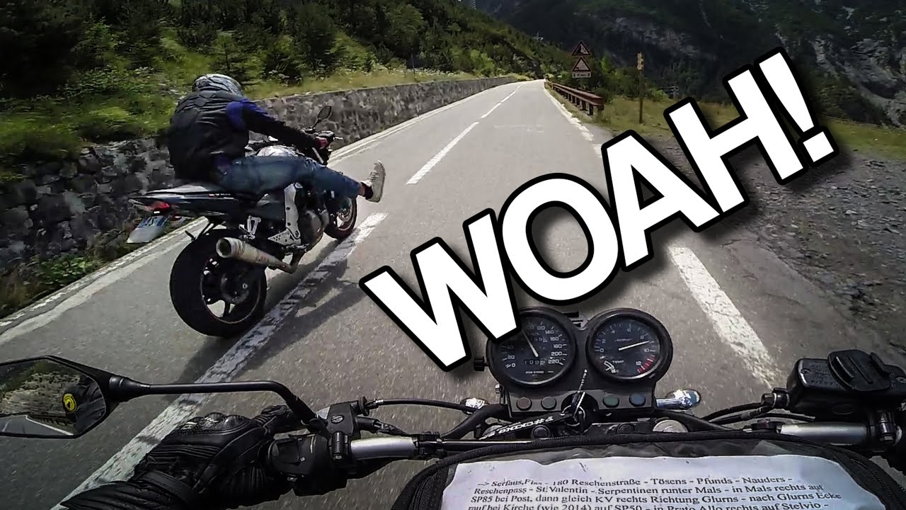 THOSE CRAZY ITALIANS! (Stelvio pass) [RAW Onboard]