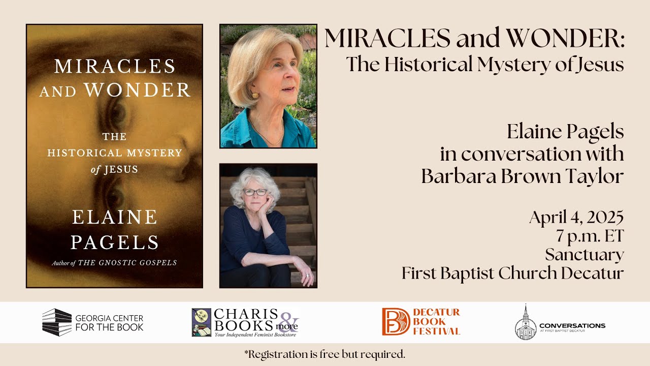Elaine Pagels in conversation with Barbara Brown Taylor