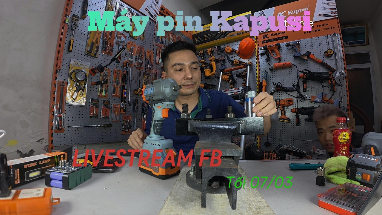 Máy khoan pin, chuyên vít pin, máy mài pin, bulong pin,...