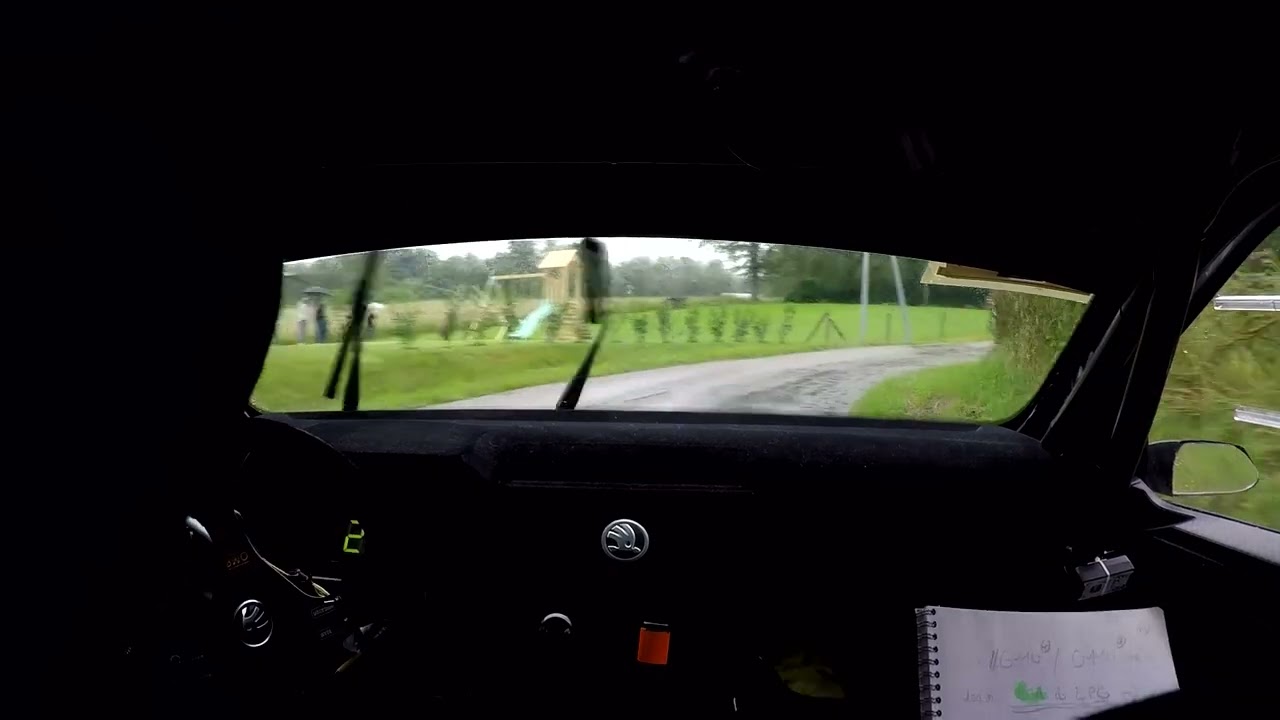 Rallye des Bornes 2024 (ES4) : Thibault Joram - Sophie Joram - Skoda Fabia R5