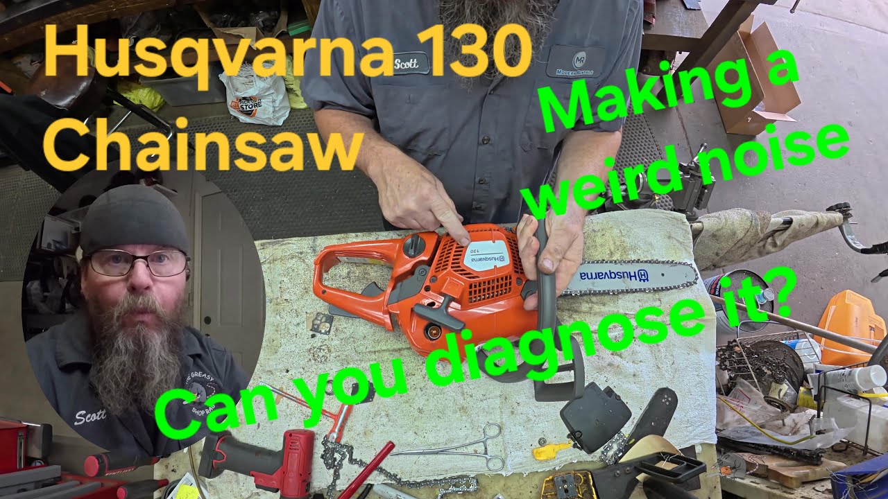 Странный шум бензопилы Husqvarna 130. Знаете ли вы, что это?