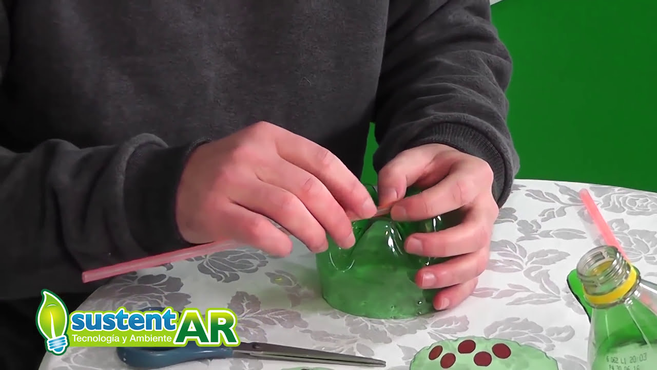 Armando Juguetes: trencito con botellas PET #reciclado #jueguetes