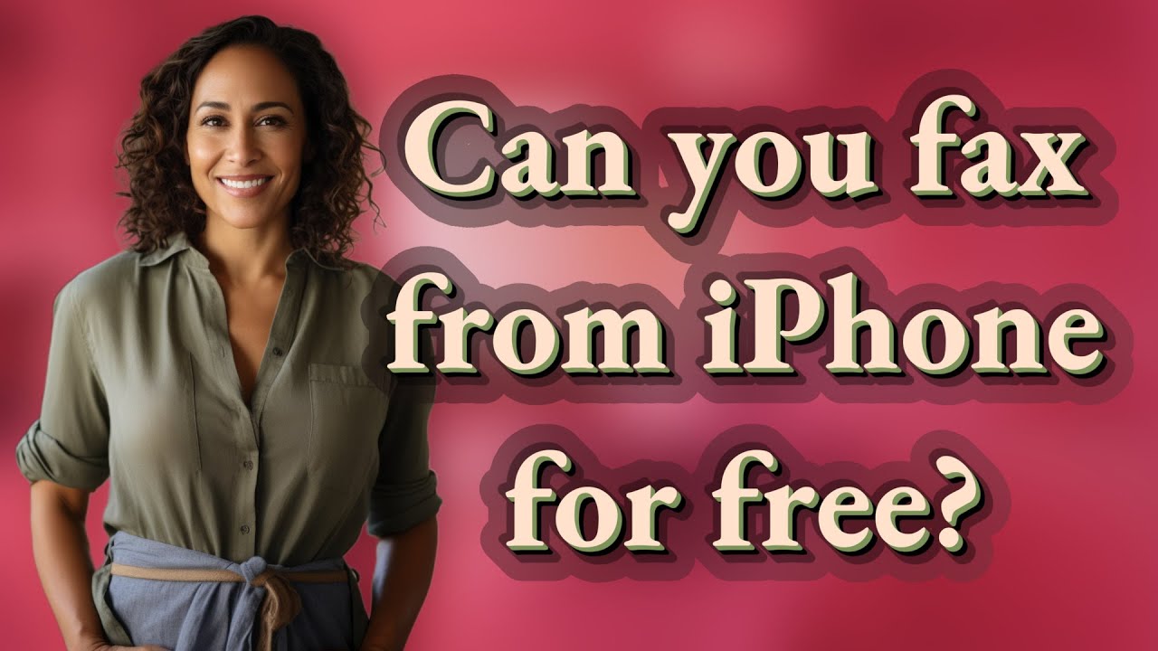 Can you fax from iPhone for free?