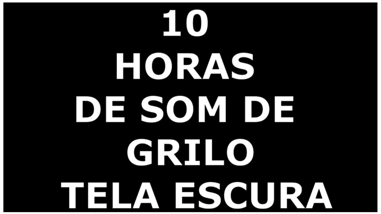 Som de Grilo Relaxante Para Dormir Mais na Fazenda
