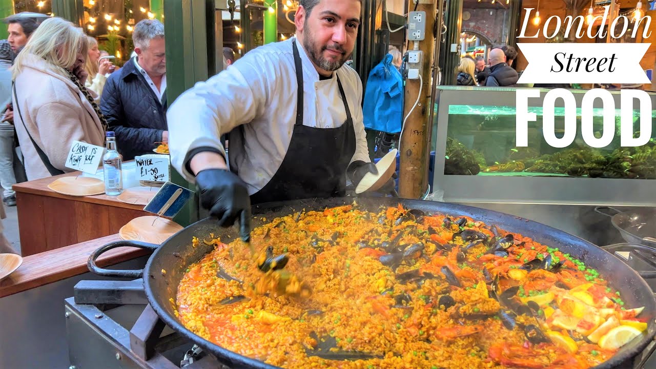 Borough Market London City Walk - Exploring the World Famous Street Food Market - London City Walk