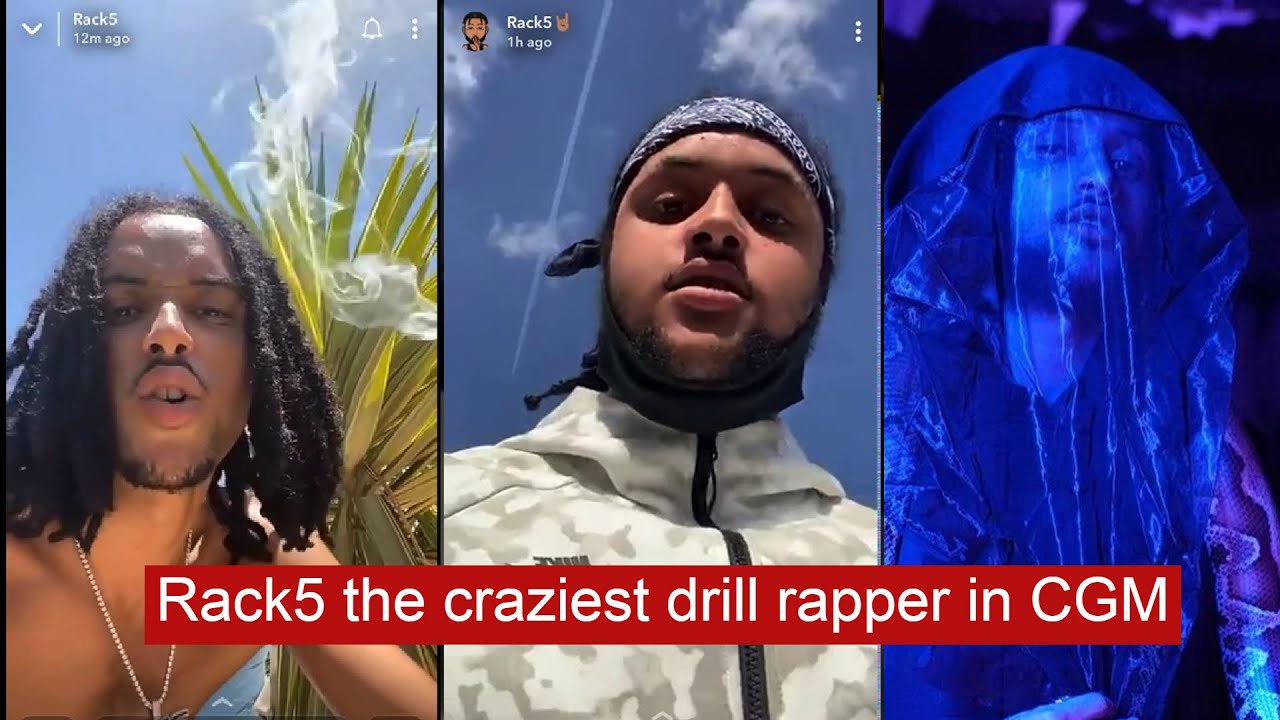 Rack5 the craziest drill rapper in CGM
