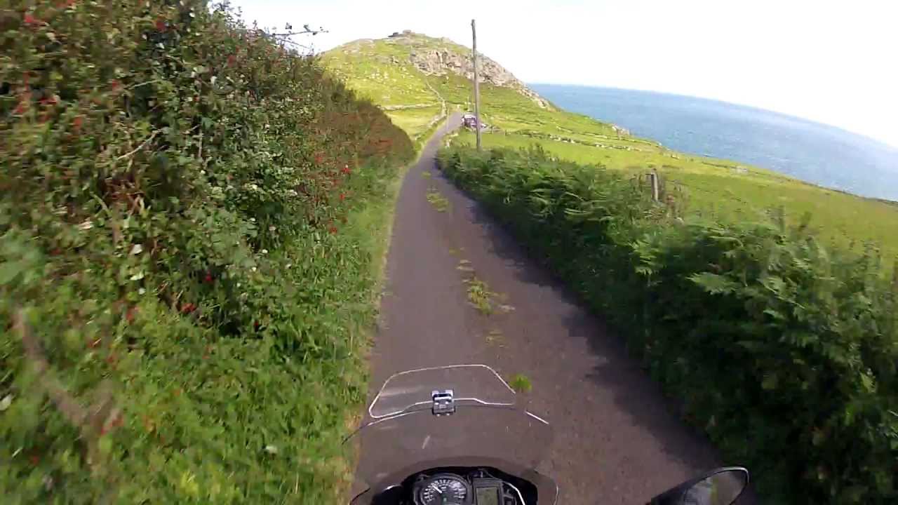 trip to Torr Head by motorbike with