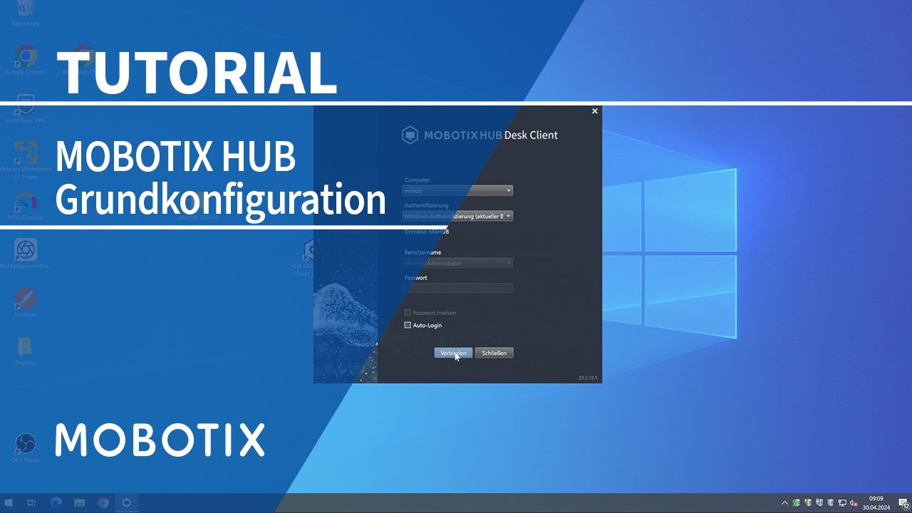 MOBOTIX HUB Grundkonfiguration [DE]