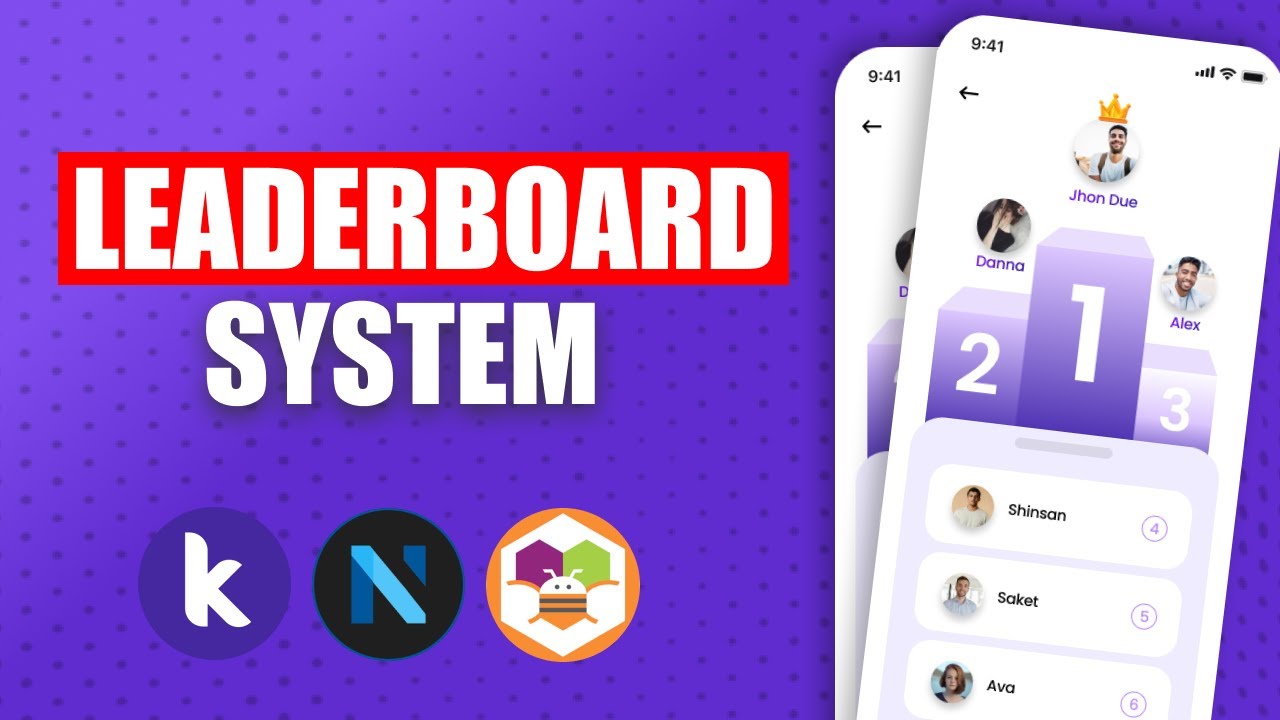 Minimal Leaderboard System in Kodular, Nioton, MIT App Inventor.