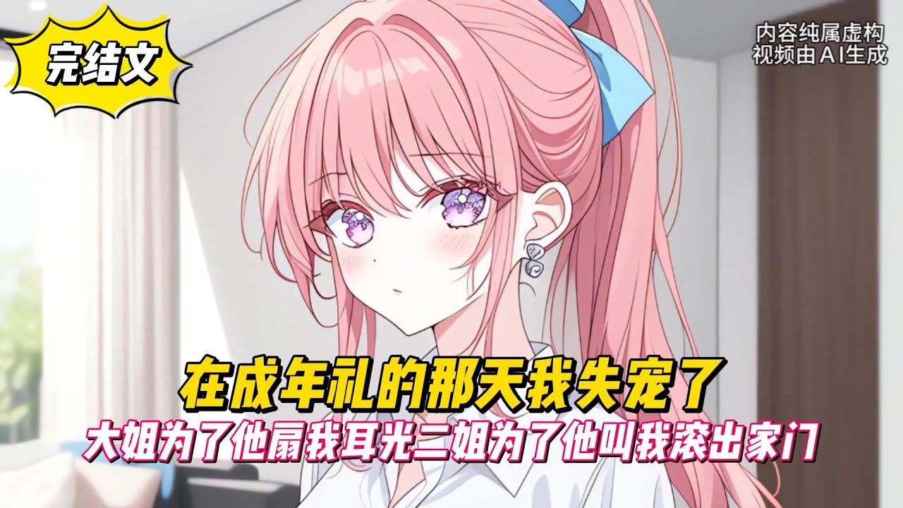 【完結文】在成年禮的那天我失寵了，大姐為了他扇我耳光二姐為了他叫我滾出家門！#戀愛#漫畫#二次元