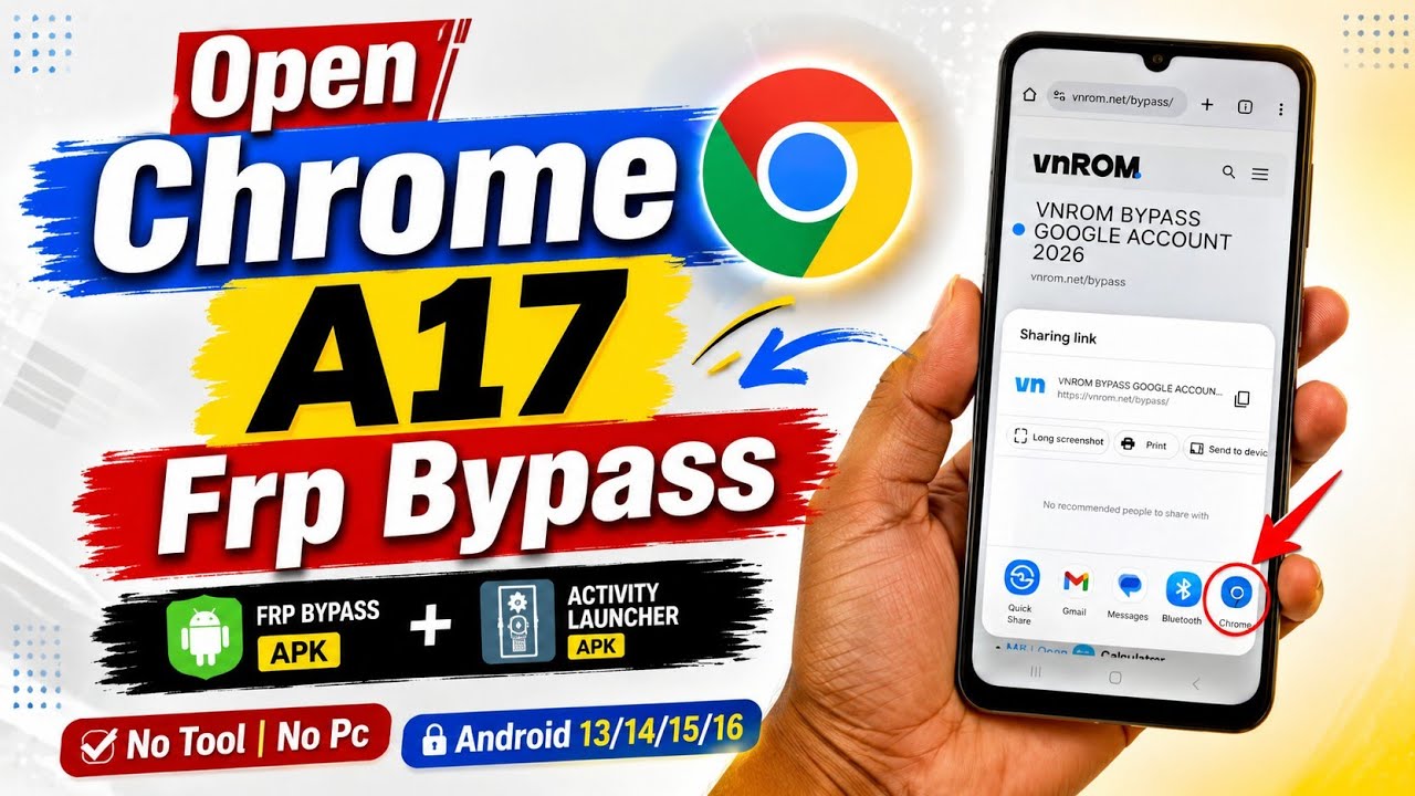 Samsung Galaxy A17 Frp Bypass 2026 Android 15/16 Without Pc || Samsung Frp Bypass 2026