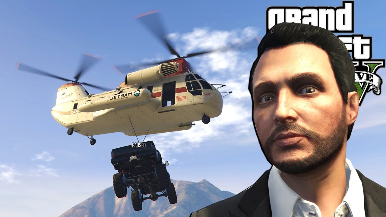 OB & I Broke Into Prison with a Cargobob & Escaped in GTA 5 Online! - GTA V Funny Moments