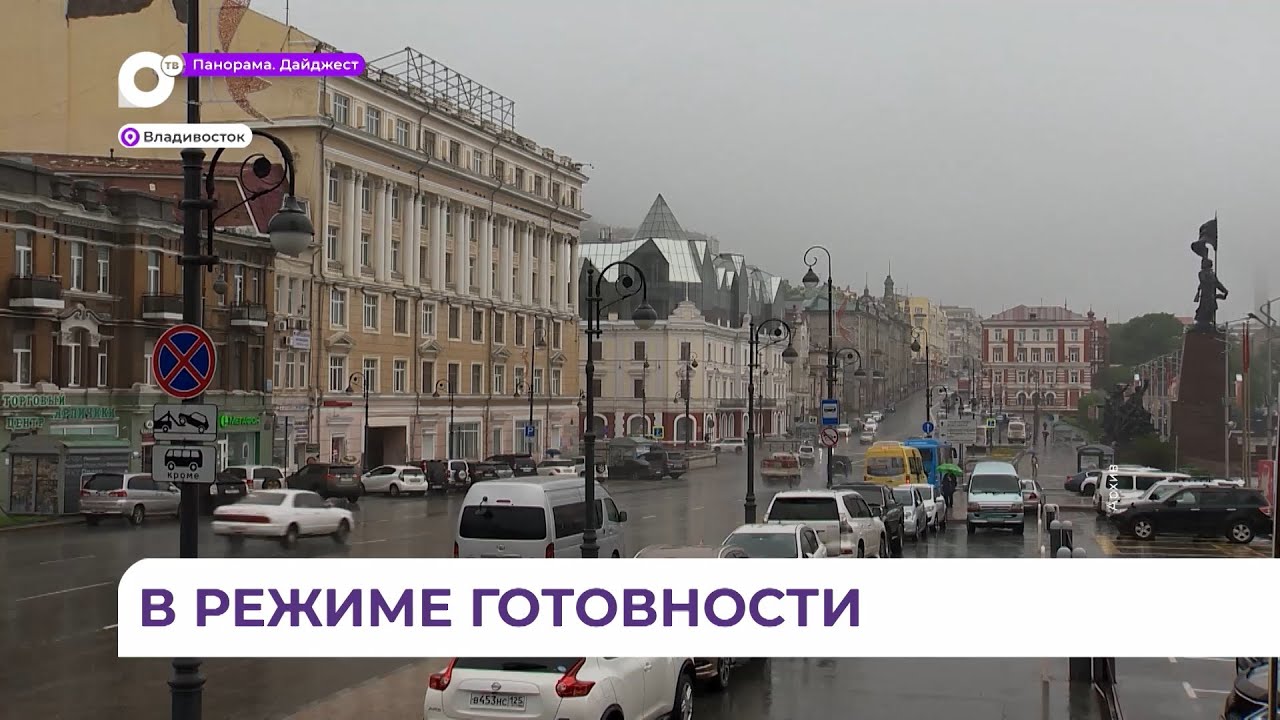 Дождь и ветер до 20 метров в секунду прогнозируют синоптики во Владивостоке