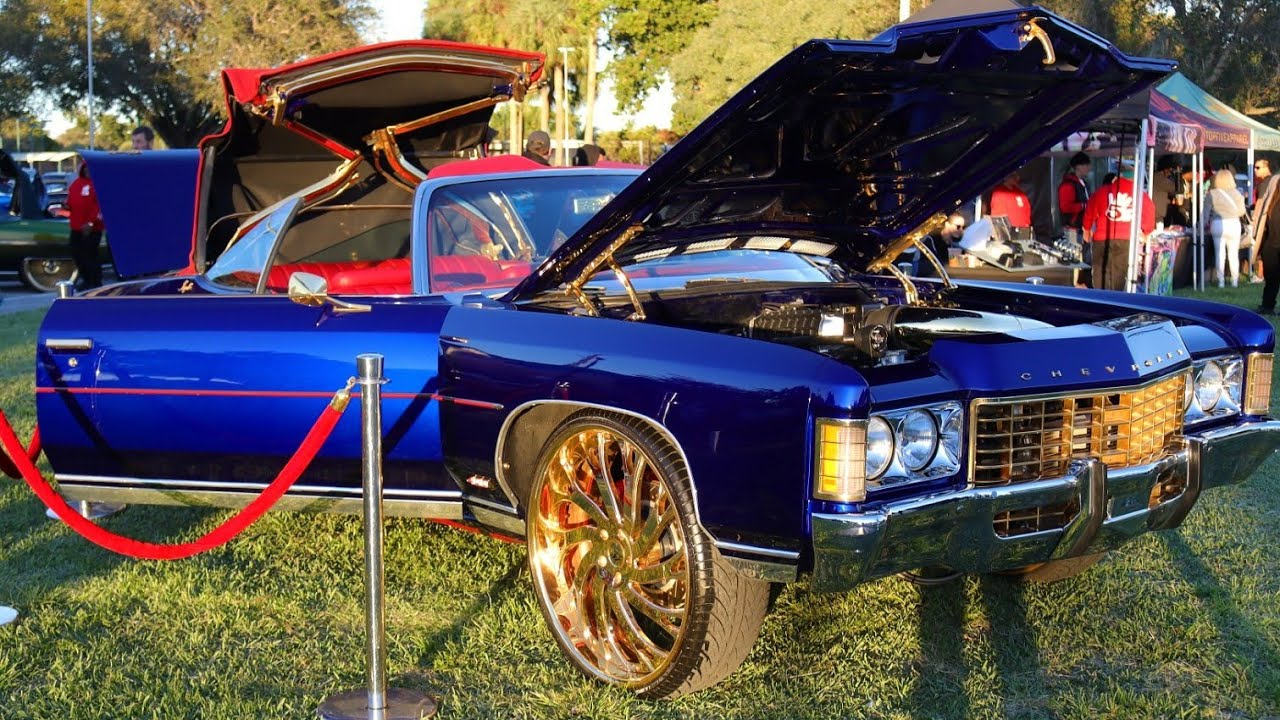 Top 5 Car Show, MLK Weekend 2023, Pompano Beach, Amazing cars, Big Rims, Donks