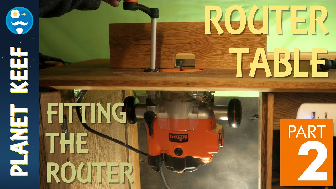Router Table Part 2 - Installing the Router
