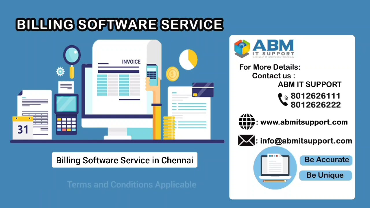Billing Software  Company in Chennai | Billing Software Development Company  | ABM IT SUPPORT
