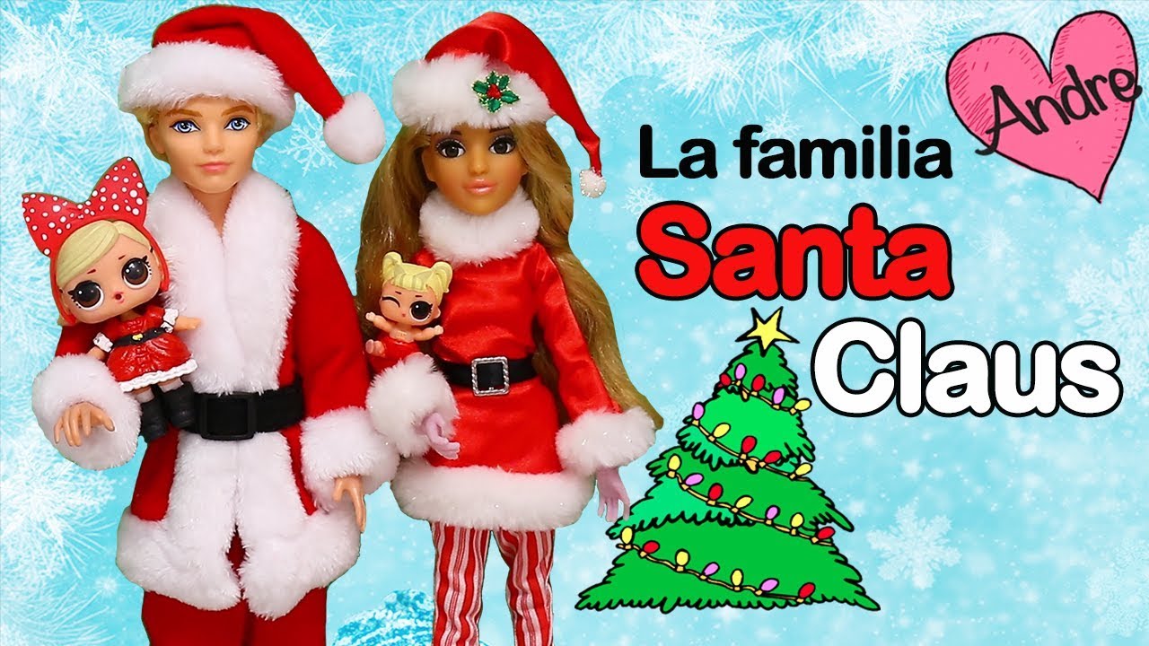 La familia LOL Santa Claus y los nuevos vecinos | Muñecas y juguetes con Andre